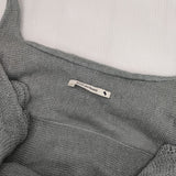 mina perhonen bouquet ns8985 リネンコットンレーヨンニット 定価39900円 キャミソール ライトブルー レディース ミナペルホネン【中古】6-0225M♪