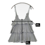 mina perhonen bouquet ns8985 リネンコットンレーヨンニット 定価39900円 キャミソール ライトブルー レディース ミナペルホネン【中古】6-0225M♪