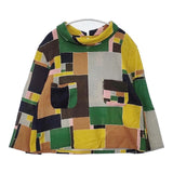 mina perhonen landscape カシミヤ サイズ36 定価39900円 QA1547 ブラウス シャツ マルチカラー レディース ミナペルホネン【中古】6-0802T∞