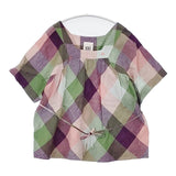 mina perhonen laundry hana kaze リネン サイズ36 定価25000円 ss1674 ブラウス シャツ マルチカラー レディース ミナペルホネンランドリー【中古】6-0621S∞