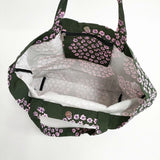 marimekko プケッティ 大容量 Puketti トートバッグ カーキ ピンク レディース マリメッコ【中古】6-0312G∞