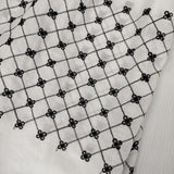 mina perhonen 未使用品 flower beads zs1125 サイズ36 刺繍 定価41800円 ブラウス シャツ ホワイト レディース ミナペルホネン【中古】6-0225M♪