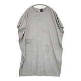 mina perhonen 未使用品 whisper 定価65000円 wa3530 サイズ36 ウール ワンピース ライトグレー レディース ミナペルホネン【中古】6-0115T♪