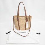 HELEN KAMINSKI 未使用 PINIMIL-M-BRIDLE ラフィア トートバッグ 2way かごバッグ ベージュ ブラウン レディース ヘレンカミンスキー【中古】6-0214M◎