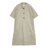 MHL. UTILITY COTTON TWILL 24SS 定価35200円 595-4157550 サイズ1 ワンピース グレージュ レディース エムエイチエル【中古】6-0430S◎