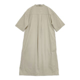 MHL. UTILITY COTTON TWILL 24SS 定価35200円 595-4157550 サイズ1 ワンピース グレージュ レディース エムエイチエル【中古】6-0430S◎