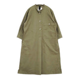 MHL. DRY COTTON POPLIN 定価31900円 595-2258502 サイズ1 ワンピース 22AW カーキ レディース エムエイチエル【中古】6-0225M♪