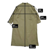 MHL. DRY COTTON POPLIN 定価31900円 595-2258502 サイズ1 ワンピース 22AW カーキ レディース エムエイチエル【中古】6-0225M♪