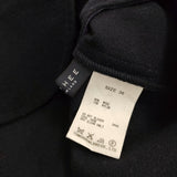MACPHEE 12-06-55-06335 サイズ36 ウール混 スキッパー バンドカラーシャツドレス ワンピース ネイビー レディース マカフィー【中古】6-0126T♪