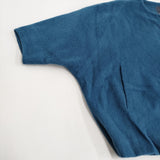 mina perhonen largo pa2202 サイズ36 カシミヤ ノーカラージャケット ブルー レディース ミナペルホネン【中古】6-0118T♪