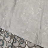 mina perhonen sumile ws5075 サイズ38 花柄 プリーツ シルク ロングスカート グレー レディース ミナペルホネン【中古】6-0225M♪