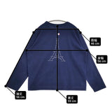 快晴堂 FRANCE サイズ3+ 長袖Ｔシャツ カットソー ロンＴ ネイビー レディース 快晴堂【中古】6-0225M♪