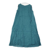 SLOBE IENA リネンタックノースリーブワンピース 定価13200円 ワンピース グリーン レディース スローブイエナ【中古】6-0621S∞