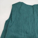 SLOBE IENA リネンタックノースリーブワンピース 定価13200円 ワンピース グリーン レディース スローブイエナ【中古】6-0621S∞
