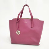 Furla サリーS SALLY PVC トートバッグ ピンク レディース フルラ【中古】6-0419G∞
