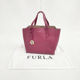 Furla サリーS SALLY PVC トートバッグ ピンク レディース フルラ【中古】6-0419G∞