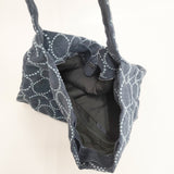 mina perhonen tambourine インディゴリネン ショルダーバッグ ネイビー レディース ミナペルホネン【中古】6-0114G◎