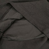 cion リネンVネックワンピース リネンツイル 定価25300円 19-23266 ノースリーブ ワンピース ブラック レディース シオン【中古】6-0225M♪