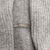 MARGARET HOWELL ウール カシミヤ シルク 589-6264007 ショールカラー ニット カーディガン グレー レディース マーガレットハウエル【中古】6-0118T♪