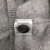 MARGARET HOWELL ウール カシミヤ シルク 589-6264007 ショールカラー ニット カーディガン グレー レディース マーガレットハウエル【中古】6-0118T♪