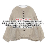 ina リネン 212109 ノーカラージャケット ベージュ レディース イナ【中古】6-0513M∞