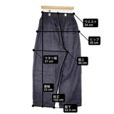 NARU 定番 ノッポパンツ ムラデニム ワイドパンツ インディゴ サイズ1 イージー デニムパンツ ネイビー レディース ナル【中古】6-0106G♪