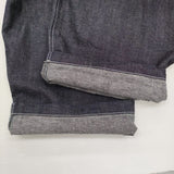 NARU 定番 ノッポパンツ ムラデニム ワイドパンツ インディゴ サイズ1 イージー デニムパンツ ネイビー レディース ナル【中古】6-0106G♪