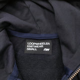 LOOPWHEELER ハイジップパーカー コットン サイズS スウェット パーカー ネイビー メンズ ループウィラー【中古】6-0215M♪