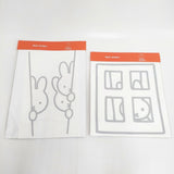 studio clip/miffy 未使用品 Dick BrunaIウォールステッカー2枚セット インテリアその他 ホワイト レディース スタディオクリップ/ミッフィー【中古】6-0130G◎