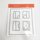 studio clip/miffy 未使用品 Dick BrunaIウォールステッカー2枚セット インテリアその他 ホワイト レディース スタディオクリップ/ミッフィー【中古】6-0130G◎