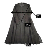 dosa シルク インド製 サイズ1 ワンピース ブラック レディース ドーサ【中古】6-0225M♪