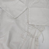 dosa シルク ボタニカルプリント 羽織り アメリカ製 サイズ1 ワンピース ホワイト レディース ドーサ【中古】6-0225M♪