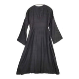 dosa シルク カシュクール 羽織り アメリカ製 サイズ1 ワンピース ブラック レディース ドーサ【中古】6-0225M♪