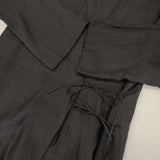 dosa シルク カシュクール 羽織り アメリカ製 サイズ1 ワンピース ブラック レディース ドーサ【中古】6-0225M♪