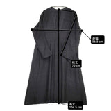 dosa シルク カシュクール 羽織り アメリカ製 サイズ1 ワンピース ブラック レディース ドーサ【中古】6-0225M♪