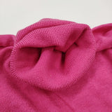 45R/45rpm 超ガーゼ タートルネック サイズ1 コットン セーター ニット ピンク レディース フォーティーファイブアールピーエム【中古】6-0225M♪