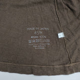 45R/45rpm リネン天竺のノースリーブフレアキャミ Ｔシャツ カットソー ブラウン レディース フォーティーファイブアールピーエム【中古】6-0621S∞