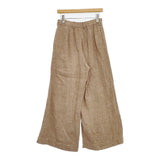 45R/45rpm リネンシルクツイードPANTS 定価42900円 サイズ1 ワイド パンツ ベージュ レディース フォーティーファイブアールピーエム【中古】6-0225M♪