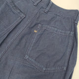 45R/45rpm ゴマデニムの908ペインター 定価27500円 サイズ1 ワイド パンツ ネイビー レディース フォーティーファイブアールピーエム【中古】6-0225G♪