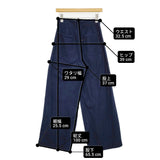 45R/45rpm ゴマデニムの908ペインター 定価27500円 サイズ1 ワイド パンツ ネイビー レディース フォーティーファイブアールピーエム【中古】6-0225G♪