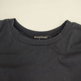 mizuiro-ind コットン フレア 長袖Ｔシャツ カットソー ロンＴ ネイビー レディース ミズイロインド【中古】6-0502M∞