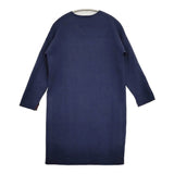 COMPTOIR DES COTONNIERS GUISLAINE サイズ9 Vネック ウール混 ニット ワンピース ネイビー レディース コントワーデコトニエ【中古】6-0118T♪