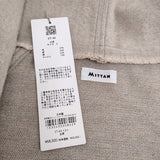 MITTAN ウールシルクキャメル半纏コート 白茶 サイズ2 定価58300円 コート AW2025 ベージュ レディース ミタン/ミッタン【中古】6-0106T♪
