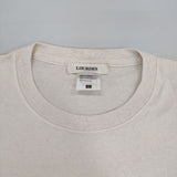 LOURDES/FRUIT OF THE LOOM Parisプリント ロゴ 半袖Ｔシャツ カットソー ベージュ レディース ルルド/フルーツオブザルーム【中古】6-0621S∞