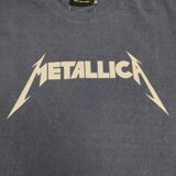 GOOD ROCK SPEED METALLICA 顔料染め 半袖Ｔシャツ カットソー ブルー レディース グッドロックスピード【中古】6-0621S∞