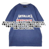 GOOD ROCK SPEED METALLICA 顔料染め 半袖Ｔシャツ カットソー ブルー レディース グッドロックスピード【中古】6-0621S∞