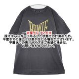 GOOD ROCK SPEED DAVID BOWIE GLITTER PRINT 顔料染め ラメプリント 半袖Ｔシャツ カットソー チャコールグレー レディース グッドロックスピード【中古】6-0621S∞