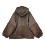 MICA & DEAL ボアドッキングフーデットブルゾン 定価36300円 0125406328 ブルゾン 25AW ブラウン レディース マイカ＆ディール【中古】6-0109T♪