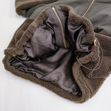 MICA & DEAL ボアドッキングフーデットブルゾン 定価36300円 0125406328 ブルゾン 25AW ブラウン レディース マイカ＆ディール【中古】6-0109T♪