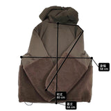 MICA & DEAL ボアドッキングフーデットブルゾン 定価36300円 0125406328 ブルゾン 25AW ブラウン レディース マイカ＆ディール【中古】6-0109T♪